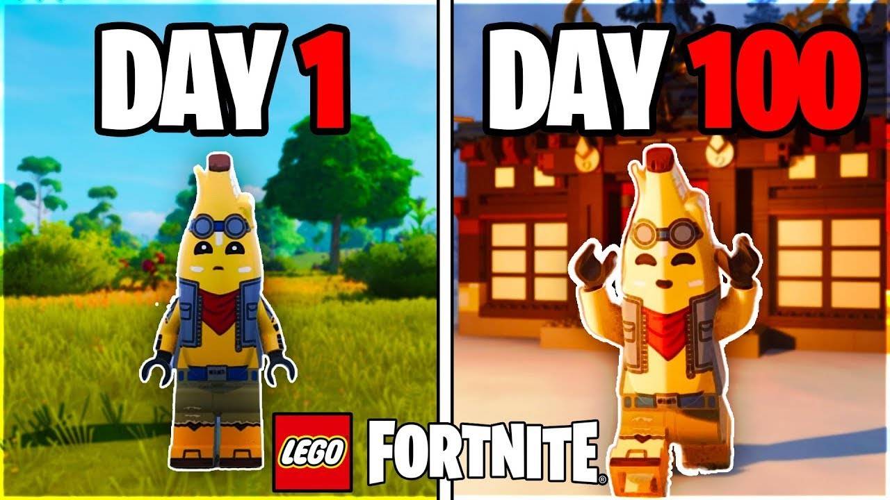 100 дней выживания в LEGO Fortnite