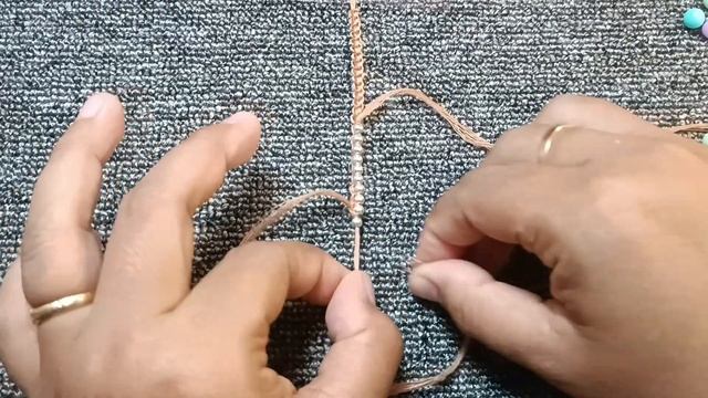 Cara Membuat Gelang dari Benang Jahit dan Manik | Macrame Tutorial |Macrame Bracelet Tutorial