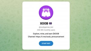 Xoob Games бот в телеграм, который может удивить? Отзывы о Xoob