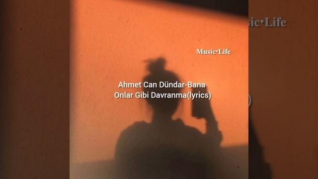 Ahmet Can Dündar-Bana onlar gibi davranma#keşfet смотреть онлайн