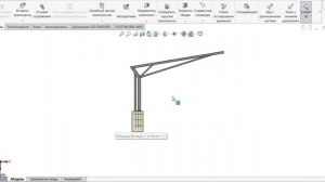 Крепление опор к фундаменту фланцы, шпильки, анкера, закладные #simulation #solidworks