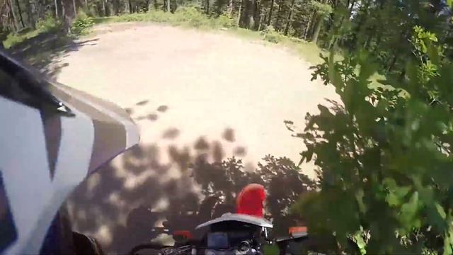 DualSport Adventure - riding at rampart range, mini jump, crf230L смотреть онлайн