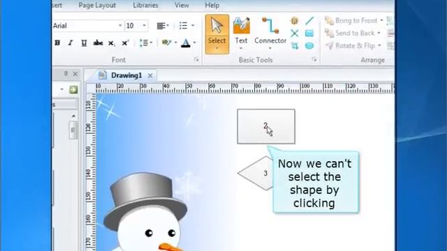 Delete Shapes in EdrawMax