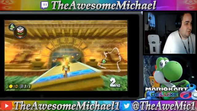 Mario Kart 8 Deluxe Livestream 14 смотреть онлайн