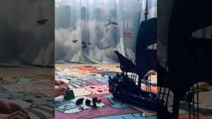 Черная жемчужина атакует 🏴☠️Пираты карибского моря 🌊🐡Лего