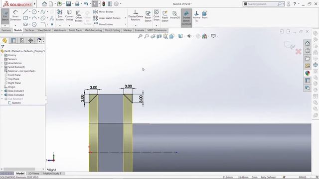 FLANGE COUPLING ASSEMBLY IN SOLIDWORKS | SOLIDWORKS TUTORIAL IN TAMIL | SOLIDWORKS TUTORIAL