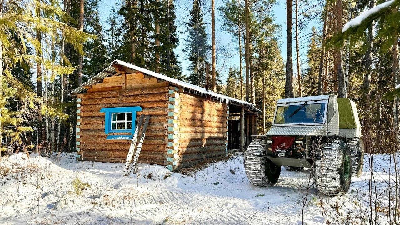ЗАЕЗД В ТАЙГУ НА ПРОМЫСЕЛ. ОТКРЫВАЕМ КАПКАНЫ НА СОБОЛЯ. ПРИЕХАЛ НОВЫЙ КАРАКАТ ДЛЯ ИСПЫТАНИЙ.