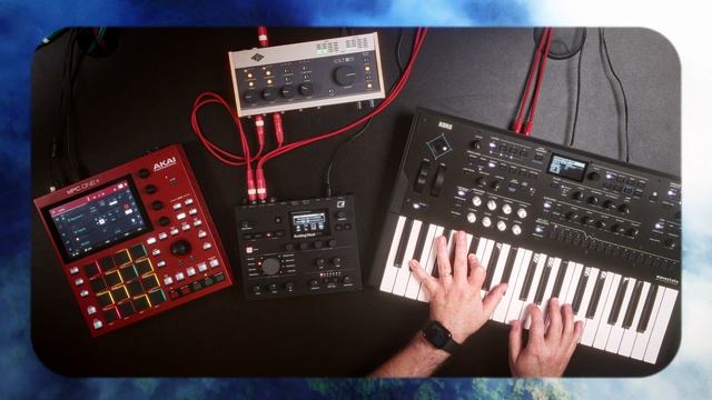 Ambient Korg Wavestate into MPC audio tracks