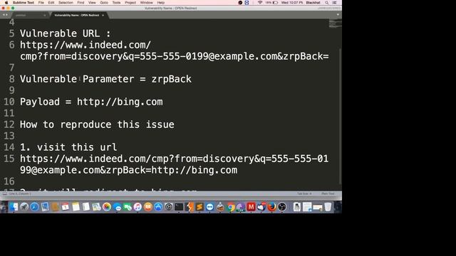 Open Redirect Vulnerability | Penetration Testing in Indeed portal | POC смотреть онлайн