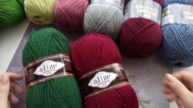 Новая пряжа, распаковка посылки, планы на вязание. смотреть онлайн