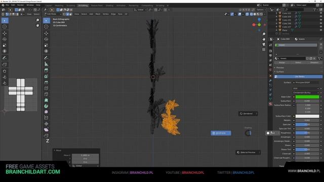 3d Game - Low Poly (Grass & Flowers) 🌿 3d Game Foliage in Blender 🌿 Blender to Substance (PART 01) смотреть онлайн