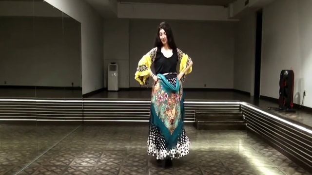 Цыганский танец с шалью. Онлайн-курс. Старт - 1 марта. смотреть онлайн