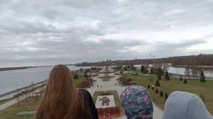 Ярославль. Прогулка по набережной реки Волги и Стрелке - слияние рек Волги и Которосли.