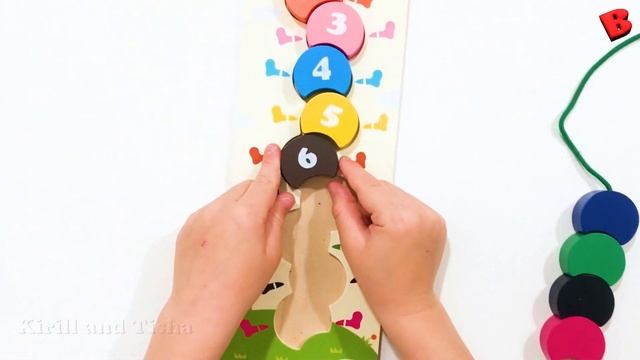 Цифры и цвета | Учимся считать от 1 до 10 | Гусеница для малышей смотреть онлайн