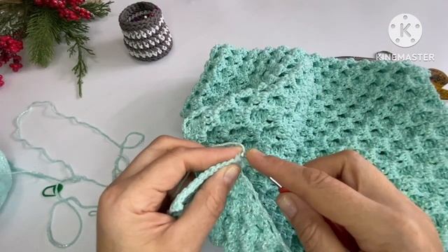 МЕ- сумочка « Авоська» из хи шнура с глитером ( люрекс ). Часть 2 смотреть онлайн