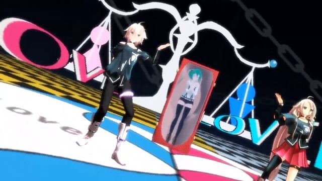 【MMD】Two Faced Lover/Ura Omote Lover【IO, IA, Miku】 смотреть онлайн