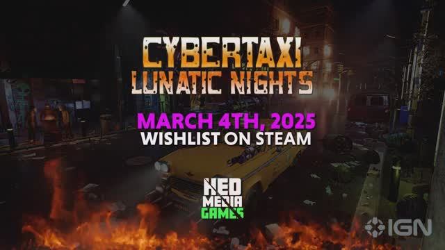 CyberTaxi: Lunatic Nights - трейлер смотреть онлайн
