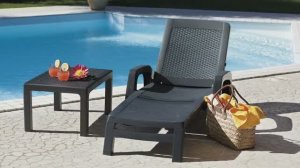 Шезлонги Nilo и Miami имитация плетения 'под ротанг' B:Rattan