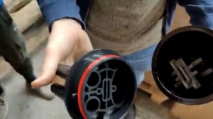 Герметизация корпуса - байонет в оптической тупиковой муфте МВОТ-260-К2/КВВ1645(2)-1О/2К