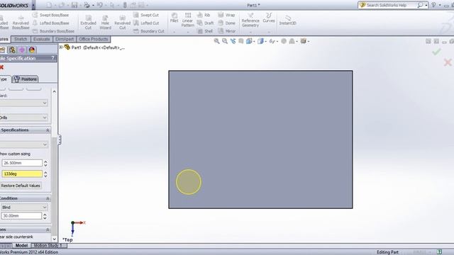 SolidWorks Tutorial in Tamil 91 : Hole Callout | Drafting | Drawing