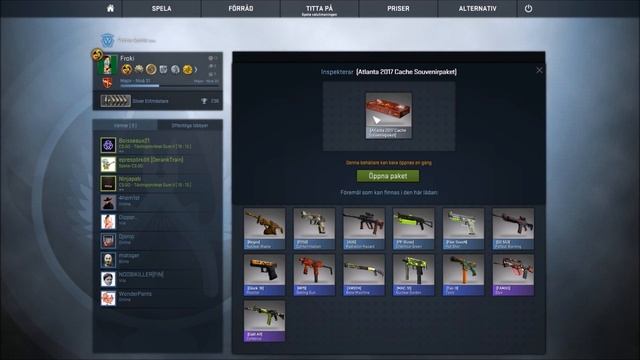 Atlanta 2017 cache 3 x case opening смотреть онлайн