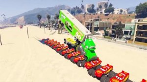 Тачки – Молния МакКуин в действии!