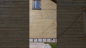 Результат обработки дома отбеливателем и антисептиком САГУС.
