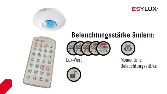 Funktionsweise und Steuerung: Fernbedienung Mobil-PDi/Dali (Beleuchtungsstärke) смотреть онлайн