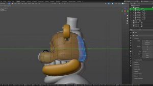 [FNaF/Blender] Speed Modeling ● Fredbear  (1/?)