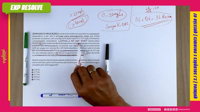 A VARFARINA É UM FÁRMACO QUE DIMINUI A AGREGAÇÃO PLAQUETÁRIA E POR ISSO ...  SOLUÇÕES E COLOIDE