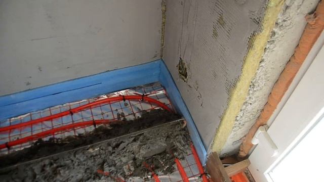 Теплый пол перед заливкой, маяки на ЦПС смотреть онлайн