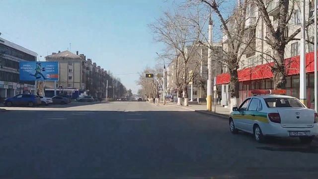 проехались по костанаю, от кск до школы милиции, через верхнюю оптовку
