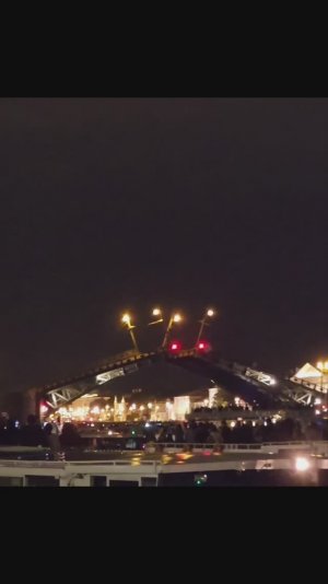 Развод мостов в Санкт-Петербурге