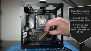 Jonsbo C6 internals and build progress