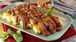 Ароматная начинка, шоколадная подливка. БЛИНЧИКИ А-ЛЯ ГУНДЕЛЬ