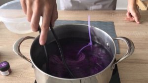 Устраняем непрокрасы от перетяжек на пасме. Окрашивание шерстяной пряжи кислотными красителями.