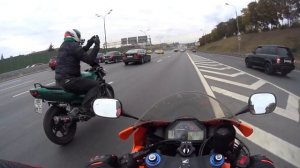 [Тест] Honda CBR600f3 против CBR600RR | Хмурый против Рыжика