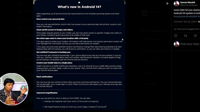 Finally Android 14 First Time Mila Android Mein with Moto G84 5G | Android 14 Update on All Motorol