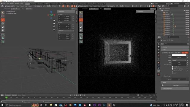 3D Hospital (Environment) / Blender/ LIVE 🛑 #blender #substancepainter #3d #render...#1 Modeling. смотреть онлайн