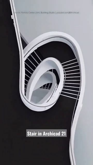 stair in Archicad 21 #architecture #archicad #design #3d #archilovers #architecturelovers