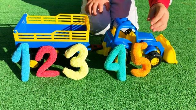 Лепим цифры из Play Doh | Учимся считать от 0 до 9 | Лепка | Шариковый пластилин для детей