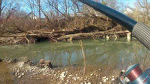 ВЕСЕННЯЯ РЫБАЛКА НА МАЛОЙ РЕКЕ ГОРОДА АПШЕРОНСКА