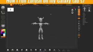 How I run Zbrush on my Galaxy Tab