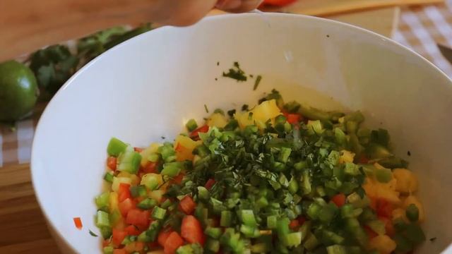 SUB Fresh Pineapple Salsa Recipe  Dont use super spicy jalapeno like me