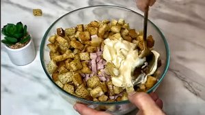 Обед на скорую руку😍✨ВСЕГО 4 ИНГРИДИЕНТА 🔥😋Новый Быстрый Простой Рецепт Салата 🤌✨