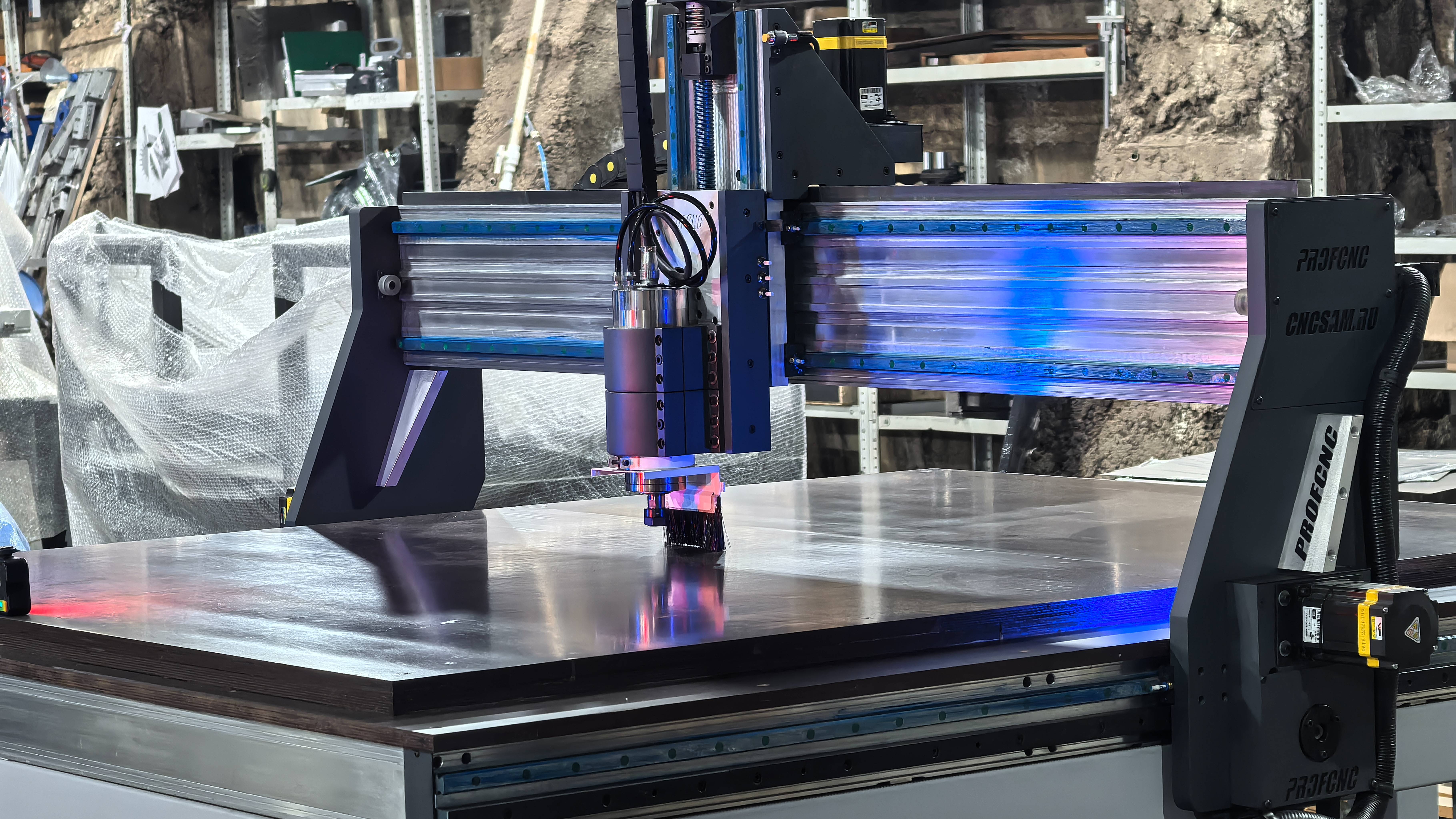 PROFCNC TITAN 2015 (cncsam.ru) фрезерный станок с ЧПУ  2000х1500х200мм inectra msc-4us HIWIN + TBI M