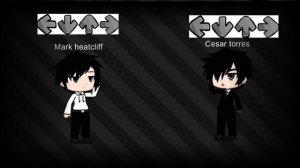 Cesar torres e Mark heatcliff fnf gacha club