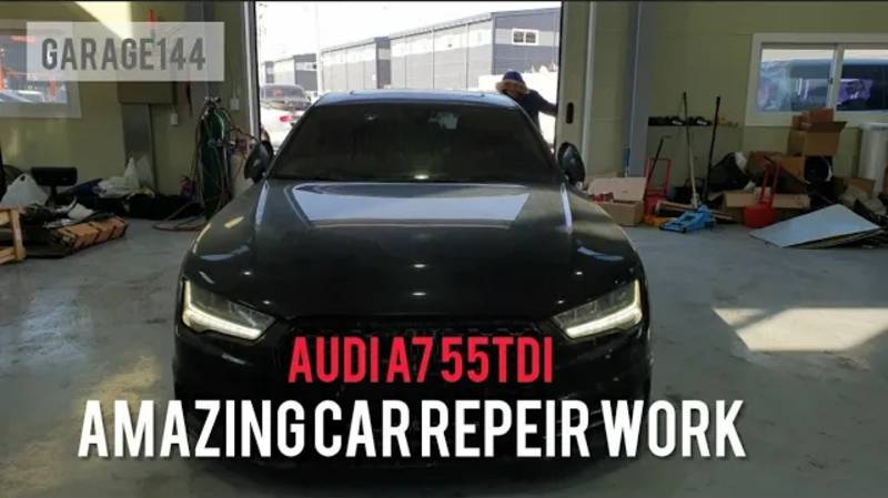 Amazing car repeir work AUDI A7 55TDI