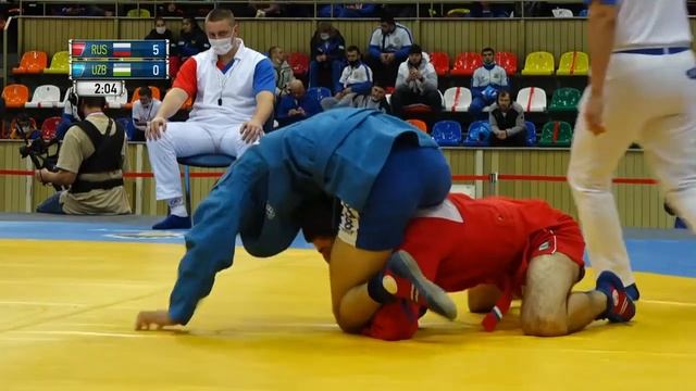 МНАЦАКАНЯН (RUS) VS ФАЙЗУЛЛОЕВ (UZB). КУБОК МИРА ПО САМБО 2020. МЕМОРИАЛ ХАРЛАМПИЕВА