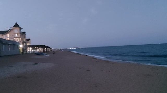 Феодосия, Санвиль, вечер.